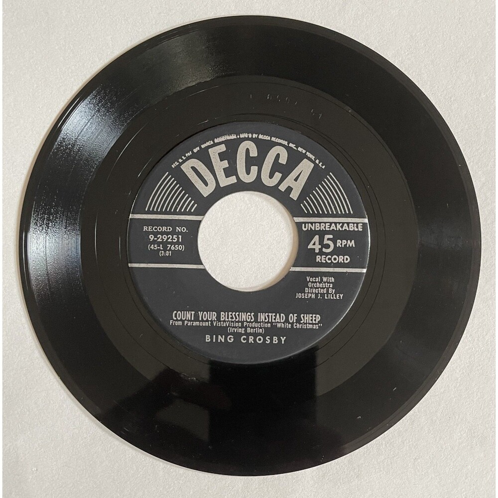 Bing Crosby - What Can You Do With A General? 45 RPM Vinyl Record - Decca 9-2928